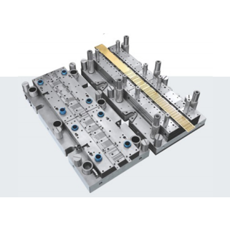Precision metal terminal stamping die