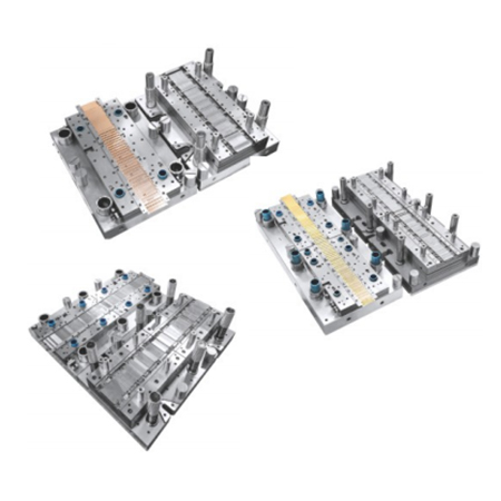 Precision metal terminal stamping die