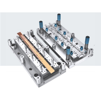 Precision metal terminal stamping die